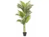 LivingStyles Potted Artificial Cane Palm Tree, Type C, 152cm offer
