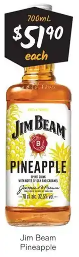 Cellarbrations Jim Beam Pineapple offer
