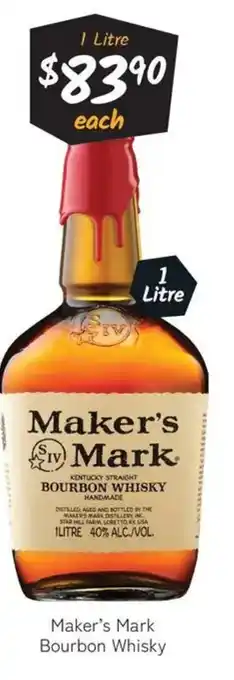 Maker's Mark Bourbon Whisky