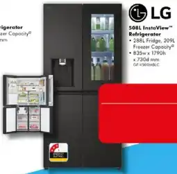 The Good Guys LG 508L InstaView Refrigerator offer