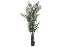 LivingStyles Potted Artificial Areca Palm Tree, 182cm offer