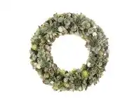 LivingStyles Bonita Mixed Sparkle Wreath, 55cm offer