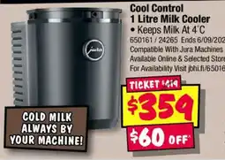 JB Hi-Fi Cool Control 1 Litre Milk Cooler offer