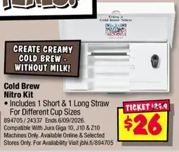 JB Hi-Fi Cold Brew Nitro Kit offer