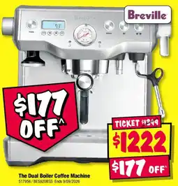 JB Hi-Fi Breville The Dual Boiler Coffee Machine offer