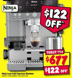 JB Hi-Fi Ninja Luxe Café Espresso Machine offer