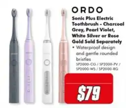 The Good Guys Ordo Sonic Plus Electric Toothbrush offer