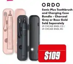 The Good Guys Ordo Sonic Plus Toothbrush and Charging Case Bundle offer