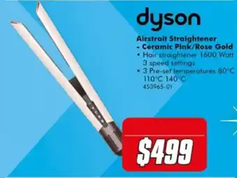 Dyson Airstrait Straightener