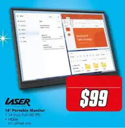 The Good Guys Laser 14" Portable Monitor offer