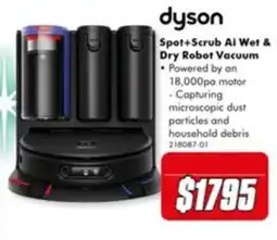 The Good Guys Dyson Spot+Scrub AI Wet & Dry Robot Vacuum offer