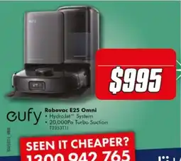 The Good Guys eufy Robovac E25 Omni offer