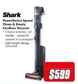 The Good Guys Shark PowerDetect Speed Clean & Empty Cordless Vacuum offer