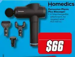 The Good Guys Homedics Percussion Physio Plus Massager offer