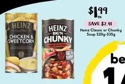 Drakes Heinz Classic or Chunky Soup offer