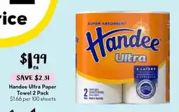 Drakes Handee Ultra Paper Towel offer
