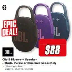 The Good Guys JBL Clip 5 Bluetooth Speaker offer
