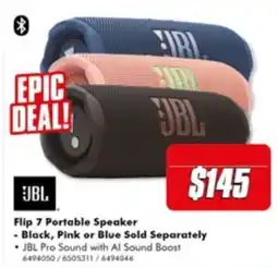 The Good Guys JBL Flip 7 Portable Speaker offer