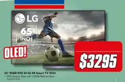 The Good Guys LG 65" OLED EVO AI C6 4K Smart TV 2026 offer