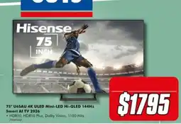 The Good Guys Hisense 75 inch TV offer
