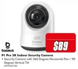 The Good Guys baseus P1 Pro 3K Indoor Security Camera offer