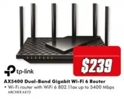 The Good Guys tp-link AX5400 Dual-Band Gigabit Wi-Fi 6 Router offer