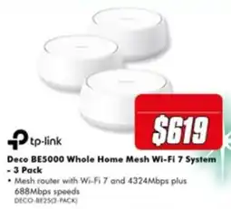The Good Guys tp-link Deco BE5000 Whole Home Mesh Wi-Fi 7 System offer