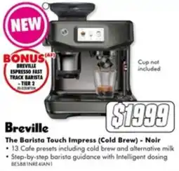 The Good Guys Breville The Barista Touch Impress (Cold Brew) - Noir offer