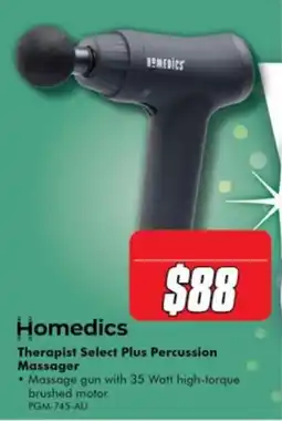 The Good Guys Homedics Therapist Select Plus Percussion Massager offer
