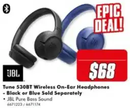 The Good Guys JBL Tune 530BT Wireless On-Ear Headphones offer