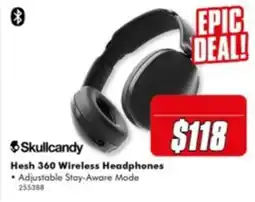The Good Guys Skullcandy Hesh 360 Wireless Headphones offer