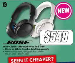 The Good Guys Bose QuietComfort Headphones 2nd Gen offer