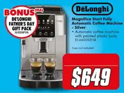 The Good Guys DeLonghi Magnifica Start Fully Automatic Coffee Machine - Silver offer