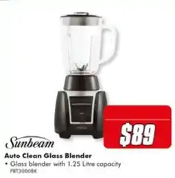 The Good Guys Sunbeam Auto Clean Glass Blender offer