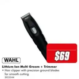 The Good Guys Wahl Lithium Ion Multi Groom + Trimmer offer