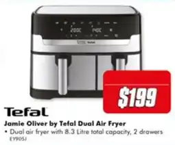 The Good Guys Tefal Jamie Oliver by Tefal Dual Air Fryer offer
