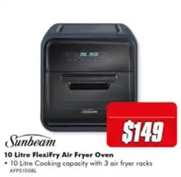 The Good Guys Sunbeam 10 Litre FlexiFry Air Fryer Oven offer