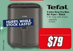 The Good Guys Tefal 5 Litre Easy Fry Max Air Fryer - Black offer