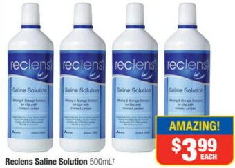 Reclens Saline Solution 500ml
