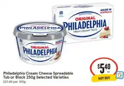 IGA Philadelphia Cream Cheese Spreadable offer