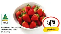 IGA Australian Pre-Packed Strawberries offer