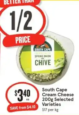 IGA South Cape Cream Cheese offer