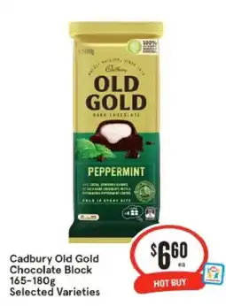 IGA Cadbury Old Gold Chocolate Block offer