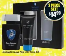 Chemist Warehouse Lamborghini Aqua 75ml edt 2 Piece Set offer