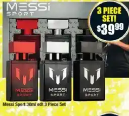 Chemist Warehouse Messi Sport 30ml edt 3 Piece Set offer
