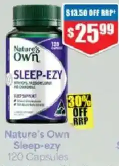 Chemist Warehouse Nature's Own Sleep-ezy offer