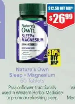 Chemist Warehouse Nature's Own Sleep + Magnesium offer