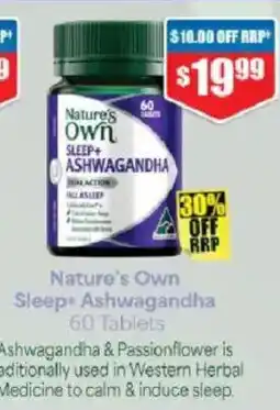 Chemist Warehouse Nature's Own Sleep+ Ashwagandha offer