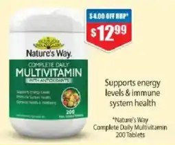 Chemist Warehouse Nature's Way Complete Daily Multivitamin offer