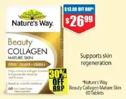 Chemist Warehouse Nature's Way Beauty Collagen Mature Skin offer